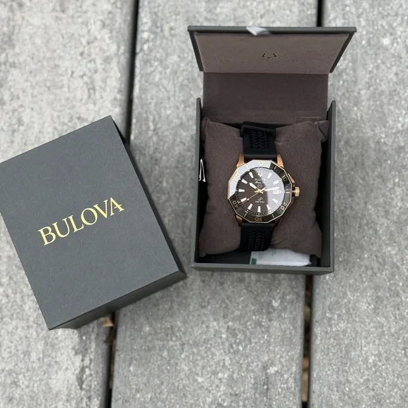 BULOVA Marine Star HPQ Precisionist Brown chocolate Dial Men's Watch